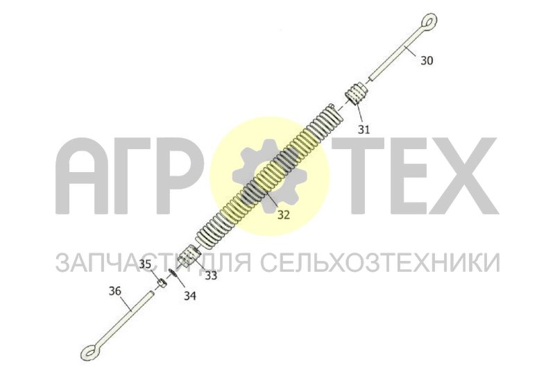 Чертеж Тяга (РСМ-800.12.01.510-01)